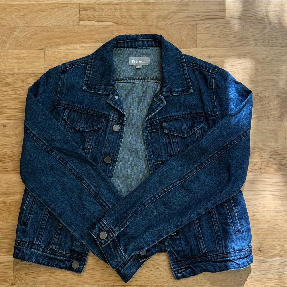 Croft & Barrow Dark Blue Denim Jacket